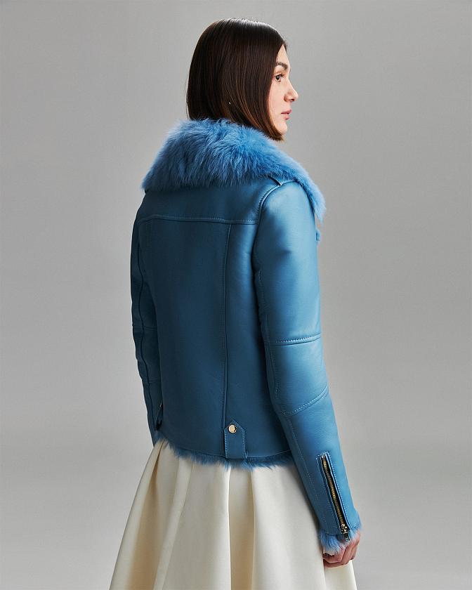 Дубленка Classic Голубой