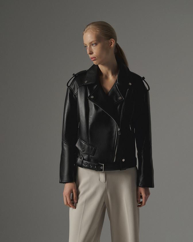 Косуха Oversized Чёрный