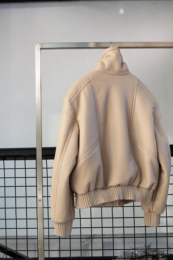 Дубленка Бомбер Ice Cream