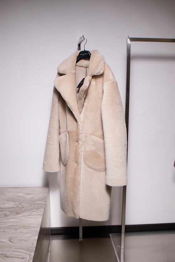 Дубленка двусторонняя Winter Молочный