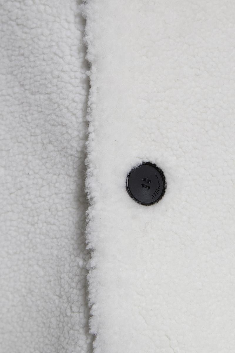 Шуба двусторонняя Oversize Черный с белым - 8