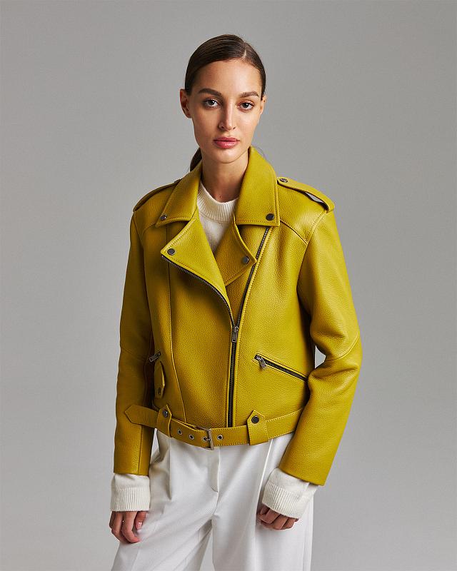Косуха Mini Oversize Texture Горчица