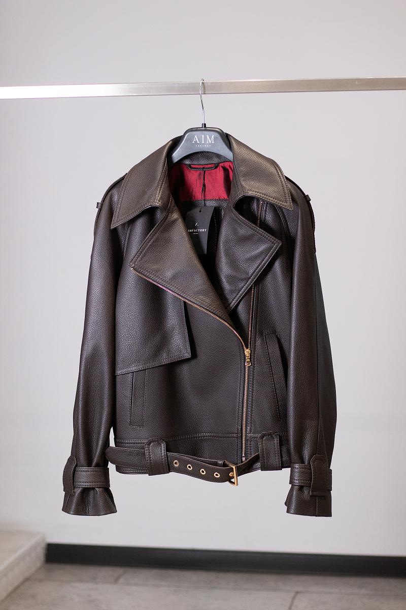 Косуха Oversize Texture Горький Шоколад - 2