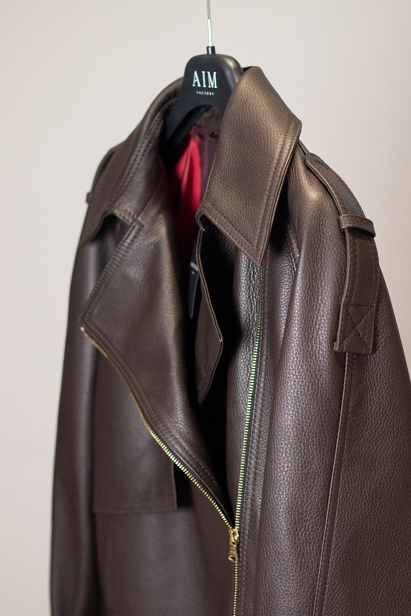 Косуха Oversize Texture Горький Шоколад - 3