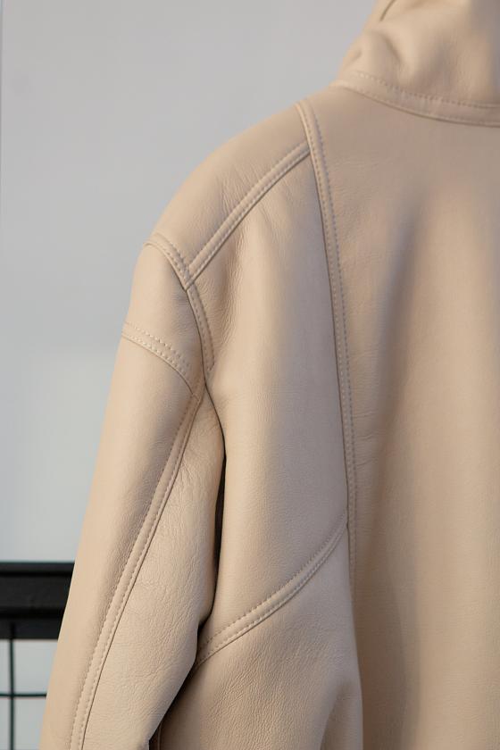 Дубленка Бомбер Ice Cream