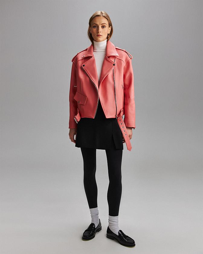 Косуха Oversized Texture Bubble Gum