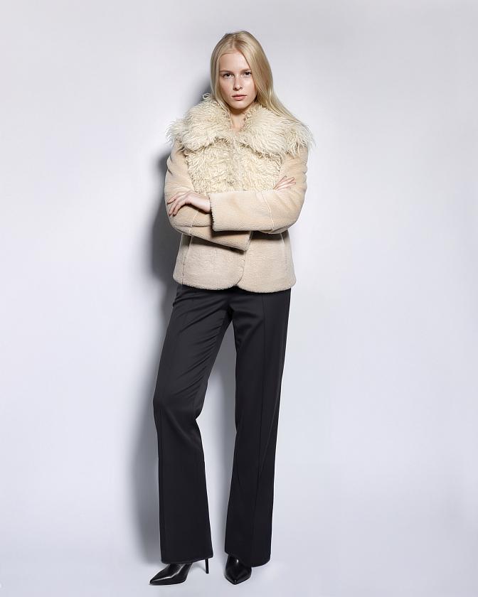 Шуба односторонняя Oversize Пломбир