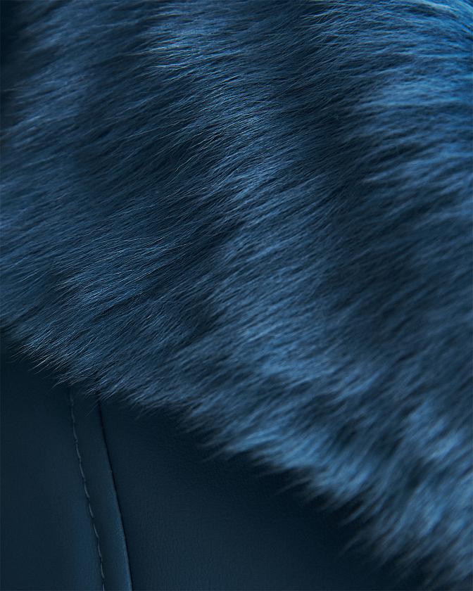 Дубленка Classic Голубой