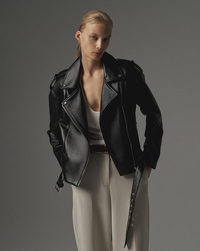 Косуха Oversized Чёрный