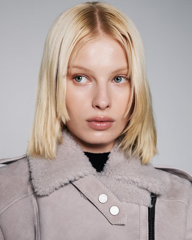 Дубленка Mini Oversize Опал