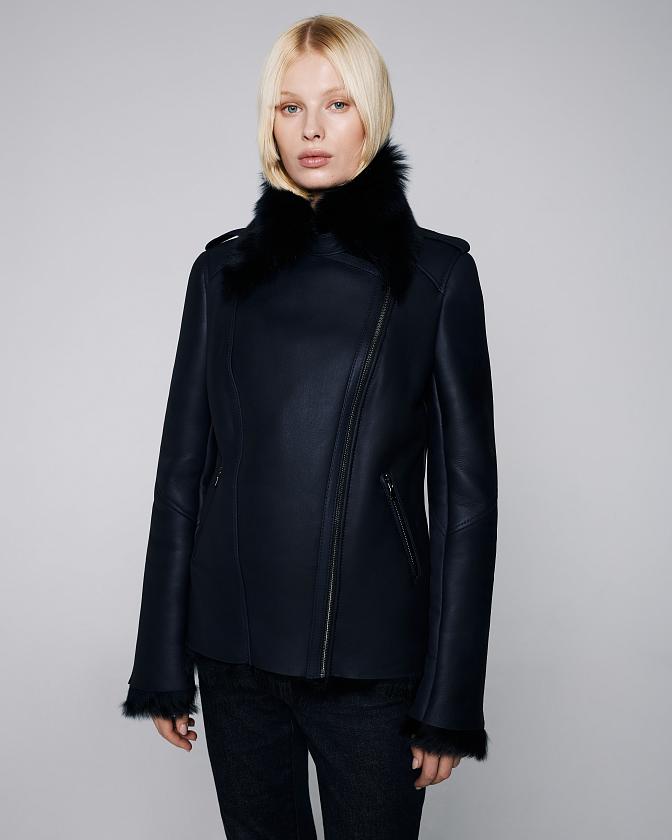 Дубленка Classic Иссиня-чёрный