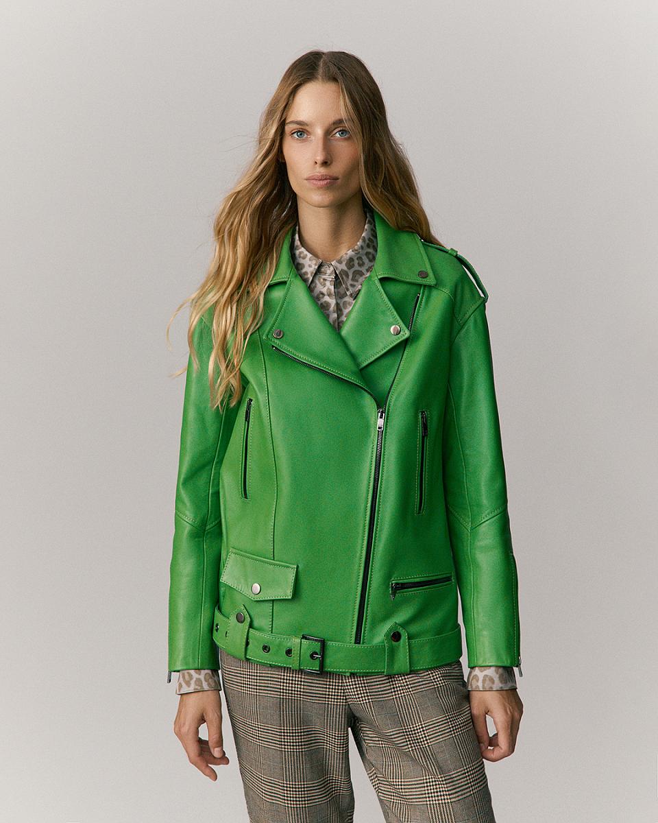 Косуха удлинённая Oversize Зеленое яблоко - 1