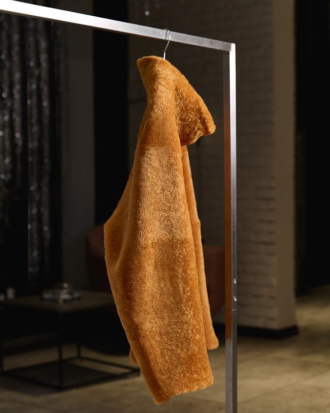 Шуба односторонняя Oversize Papaya