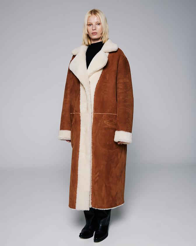 Дубленка двусторонняя Winter Коньяк