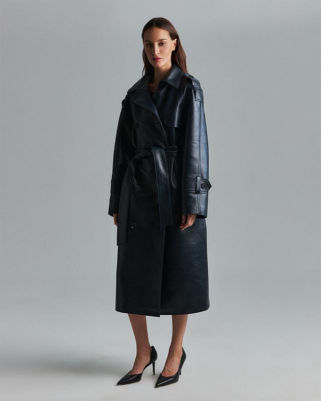 Пальто Sylvia 2 Oversize Иссиня-чёрный