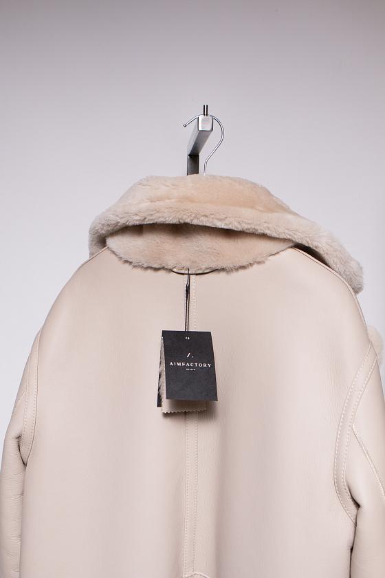 Дубленка двусторонняя Winter Молочный