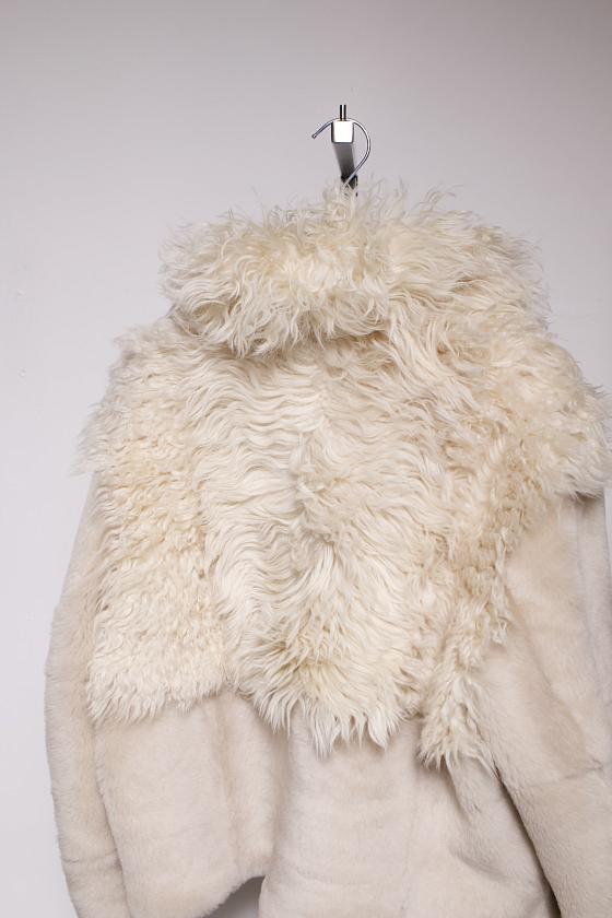 Шуба односторонняя Oversize Пломбир