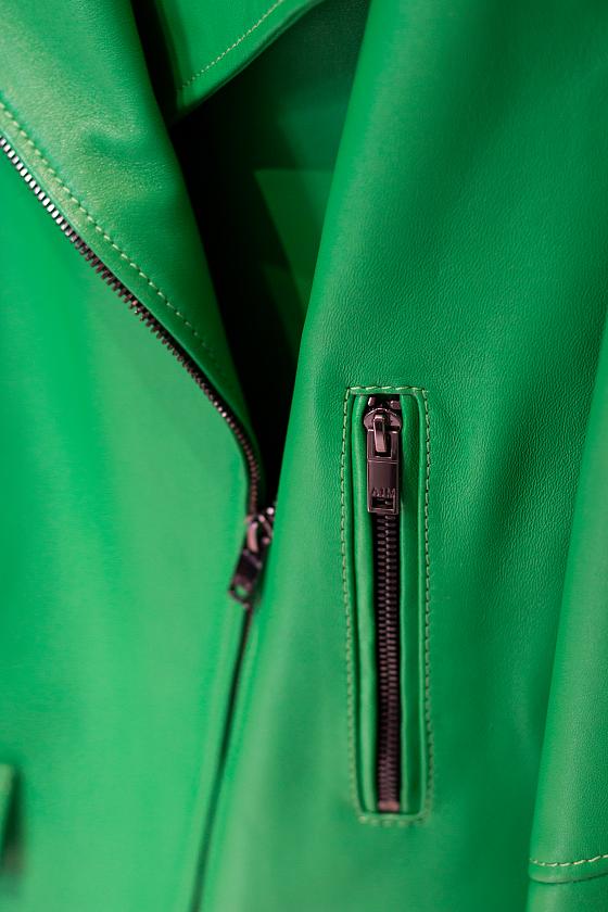 Косуха удлинённая Oversized Зеленое яблоко