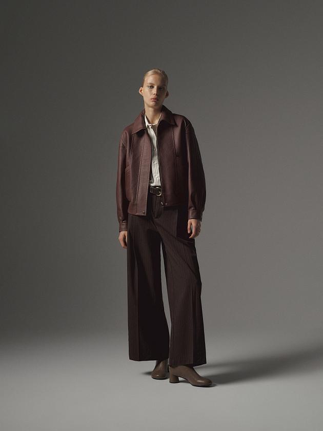 Бомбер Тexture Махагон