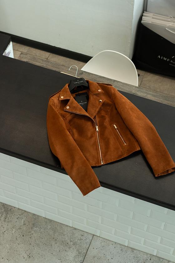 Косуха в замше Classic Виски