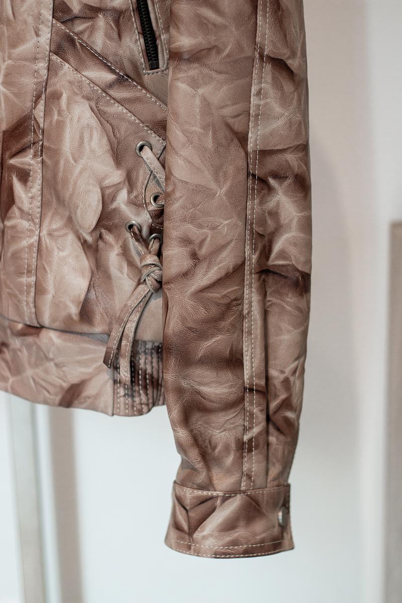 Бомбер-рубашка Vintage Капучино - 4