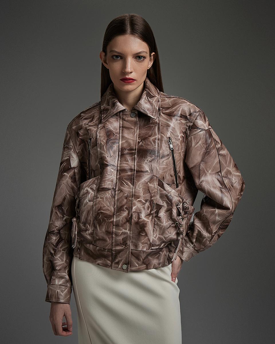 Бомбер-рубашка Vintage Капучино - 6