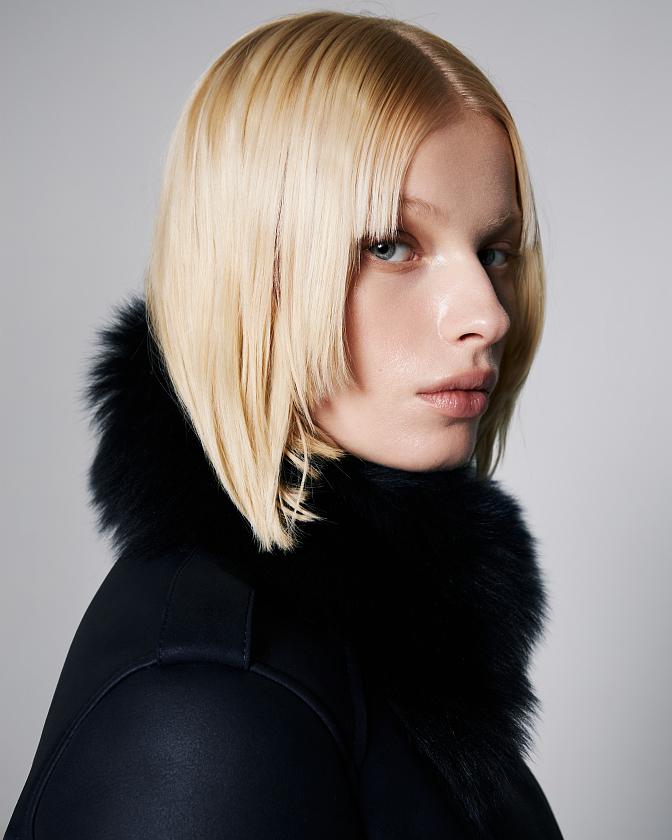 Дубленка Classic Иссиня-чёрный