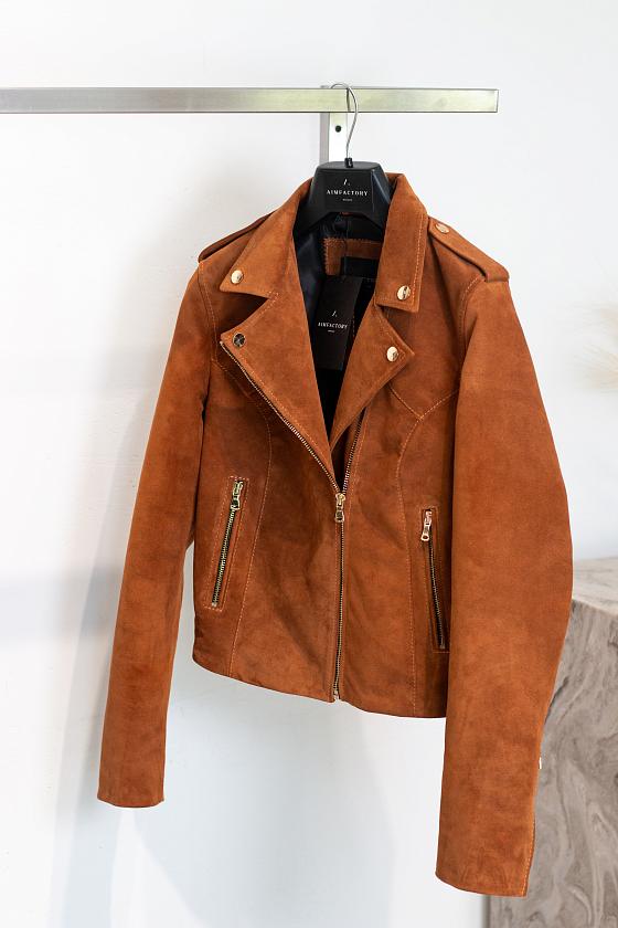 Косуха в замше Classic Виски