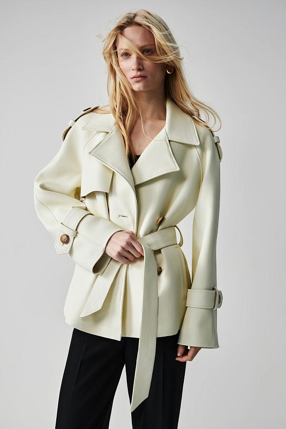 Косуха Oversize Texture Кремовый